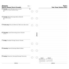 Picture of Filofax Personal 2014 Week Per Page With Notes