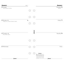 Picture of Filofax Personal 2014 Week On Two Pages Sunday to Saturday