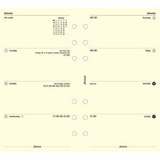 Picture of Filofax Personal 2014 Week On Two Pages Cotton Cream