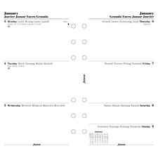 Picture of Filofax Personal 2014 Week On Two Pages 4 Languages