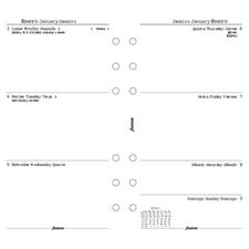 Picture of Filofax Personal 2014 Week On Two Pages 3 Languages