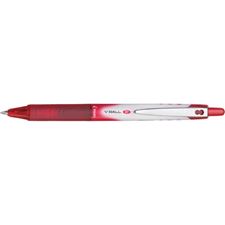 Picture of Pilot VBall Retractable Rollerball Pens Extra Fine Point Red (Dozen)
