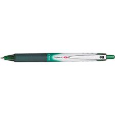 Picture of Pilot VBall Retractable Rollerball Pens Extra Fine Point Green (Dozen)