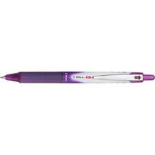 Picture of Pilot VBall Retractable Rollerball Pens Extra Fine Point Purple (Dozen)