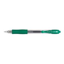 Picture of Pilot G-2 Gel Ink Rollerball Pens 0.5 Extra Fine Point Green (Dozen)