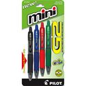 Picture of Pilot G-2 Mini Gel Ink Rollerball Pens Assorted (4 Per Pack)