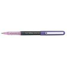 Picture of Pilot VBall Liquid Ink Rollerball Pens Extra Fine Point Purple (Dozen)