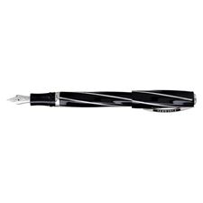 Picture of Visconti Divina Black Midi Fountain Pen - Medium Nib