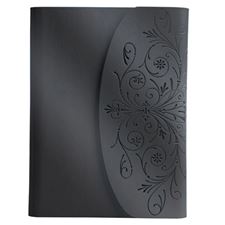 Picture of Eccolo World Traveler Metallic Flap Journal Gunmetal