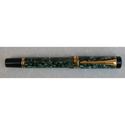 Picture of Parker Duofold Marbled Green Centennial Fountain Pen Medium Nib - Collectible