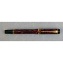 Picture of Parker Duofold Centennial Marbled Maroon Fountain Pen Medium Nib