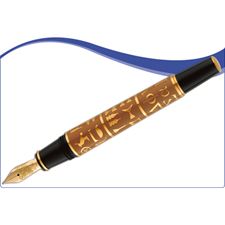 Picture of Pelikan Evolution of Script Limited Edition Fountain Pen Broad Nib