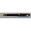 Picture of Old Style Parker Duofold Centennial Black Gold Trim Cap Activated Ballpoint Pen