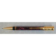 Picture of Parker Duofold Marbled Maroon Gold Trim 0.9MM Mechanical Pencil
