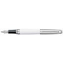 Picture of Caran dAche Leman Bicolor White Fountain Pen Medium Nib