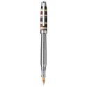 Picture of Laban African Wood Sterling Silver Fountain Pen Medium Nib