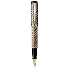 Picture of Laban Checkered Flag Fine Wood Fountain Pen Medium Nib