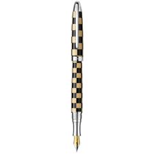 Picture of Laban Checkered Flag Maple Medium Fountain Pen Medium Nib