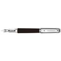 Picture of Tibaldi for Bentley Azure Burnt Oak Leather Silver Fountain Pen Medium Nib