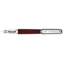 Picture of Tibaldi for Bentley Azure Hotspur Leather Silver Fountain Pen Fine Nib