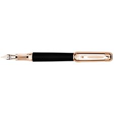 Picture of Tibaldi for Bentley Azure Beluga Leather Rose Gold Fountain Pen Fine Nib