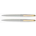 Picture of Parker 45 Chrome Gold Trim with Dome Ballpoint and Pencil Set