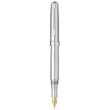 Picture of Laban Real Diamond Sterling Silver Fountain Pen Medium Nib