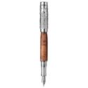 Picture of Laban St. Petersburg Sterling Silver Light Briar Wood Fountain Pen Medium Nib