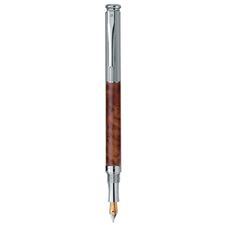 Picture of Laban Light Briar Wood Fountain Pen Medium Nib