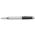 Picture of Laban Flat Top Sterling Silver ST-933-1 Fountain Pen Medium Nib