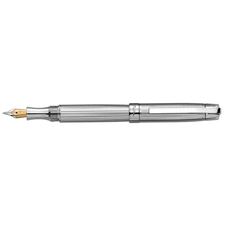 Picture of Laban Flat Top Sterling Silver ST-9331-1 Fountain Pen Medium Nib