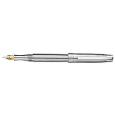 Picture of Laban Flat Top Sterling Silver ST-9331-SP Fountain Pen Medium Nib