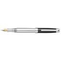 Picture of Laban Slant Top Sterling Silver ST-918-0 Fountain Pen Medium Nib