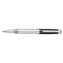 Picture of Laban Slant Top Sterling Silver ST-918-1 Fountain Pen Medium Nib