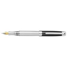 Picture of Laban Slant Top Sterling Silver ST-918-1 Fountain Pen Medium Nib