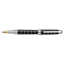 Picture of Laban Flat Top Sterling Silver ST-9331-00 Fountain Pen Medium Nib