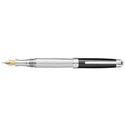 Picture of Laban Round Top Sterling Silver ST-919-1 Fountain Pen Medium Nib