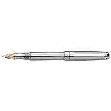 Picture of Laban Round Top Sterling Silver ST-9191-0 Fountain Pen Medium Nib