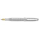 Picture of Laban Round Top Sterling Silver ST-9191-000 Fountain Pen Medium Nib