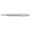 Picture of Laban Round Top Sterling Silver ST-9191-000 Fountain Pen Medium Nib