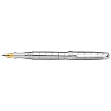 Picture of Laban Round Top Sterling Silver ST-9191-000 Fountain Pen Medium Nib