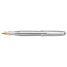 Picture of Laban Round Top Sterling Silver ST-9191-011 Fountain Pen Medium Nib