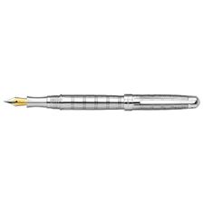 Picture of Laban Round Top Sterling Silver ST-9191-022 Fountain Pen Medium Nib