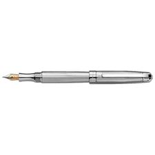 Picture of Laban Round Top Sterling Silver ST-9191-1 Fountain Pen Medium Nib