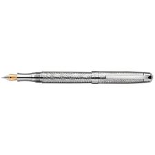 Picture of Laban Round Top Sterling Silver ST-9191-X Fountain Pen Medium Nib