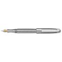 Picture of Laban Round Top Sterling Silver ST-9191-SP Fountain Pen Medium Nib