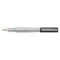 Picture of Laban Square Cap Sterling Silver ST-956-1 Fountain Pen Medium Nib