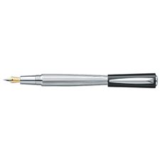 Picture of Laban Round Cap Sterling Silver ST-955-1 Fountain Pen Medium Nib