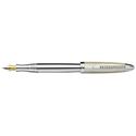 Picture of Laban Mother of Pearl Sterling Silver Diamond Fountain Pen Medium Nib