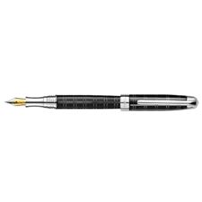 Picture of Laban Round Top Sterling Silver ST-9191-22 Fountain Pen Medium Nib